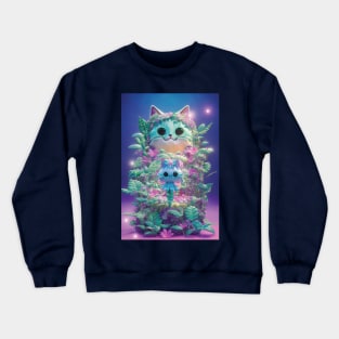 Adorable Cats Unleashed Crewneck Sweatshirt